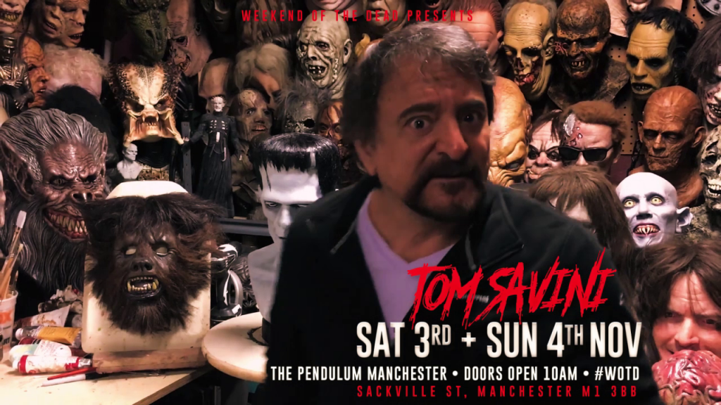 Tom Savini, the man responsible for creating our nightmares, returns to Weekend of the Dead UK.